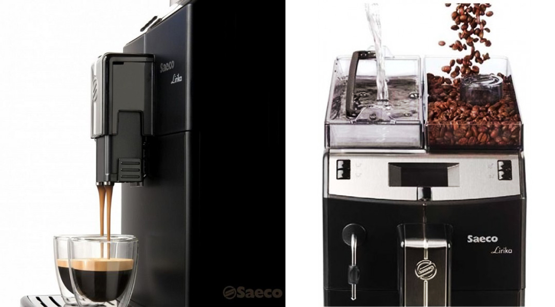 Saeco Lirika Basic Black tự động pha cafe espresso và regular coffee