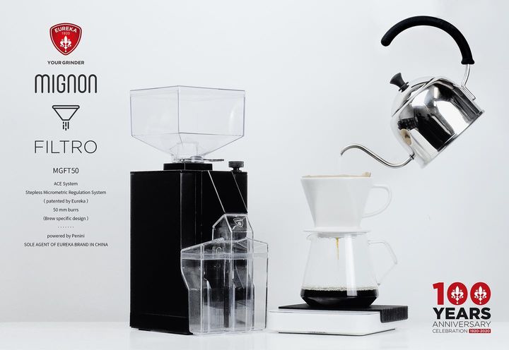Eureka Mignon Filtro chuyên xay cà phê dạng lọc, đặc biệt là Pour Over.
