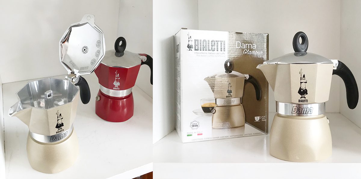 Ấm pha cà phê kiểu Ý nhập khẩu | Bialetti Dama Glamour