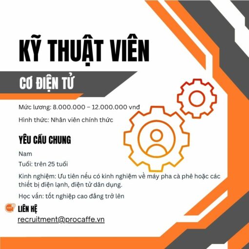 KỸ THUẬT VIÊN CƠ ĐIỆN TỬ