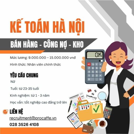 Kế toán bán hàng Hà Nội